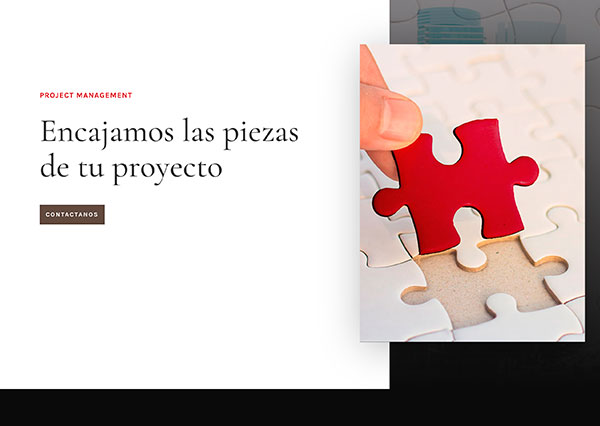 Página web Change Project management