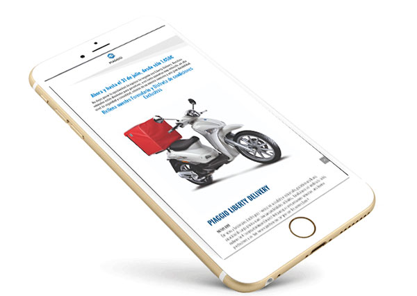 Landing Piaggio Corporate